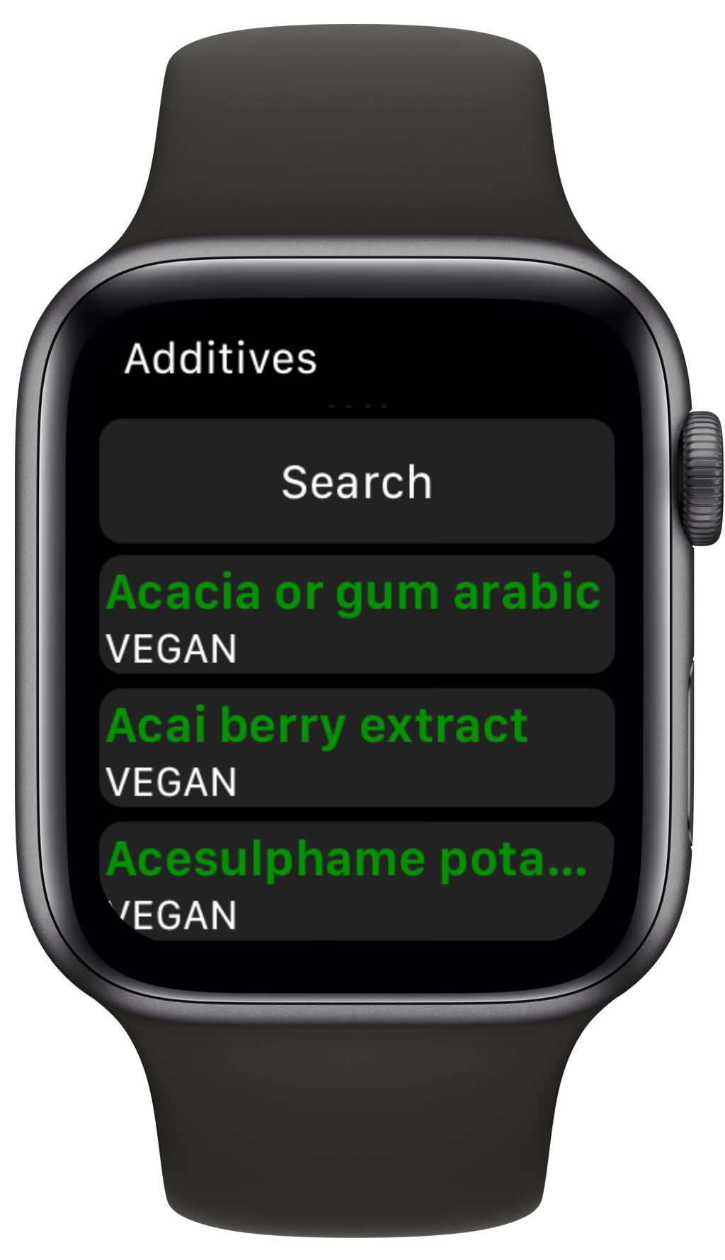 Fussy Vegan Additives USA app