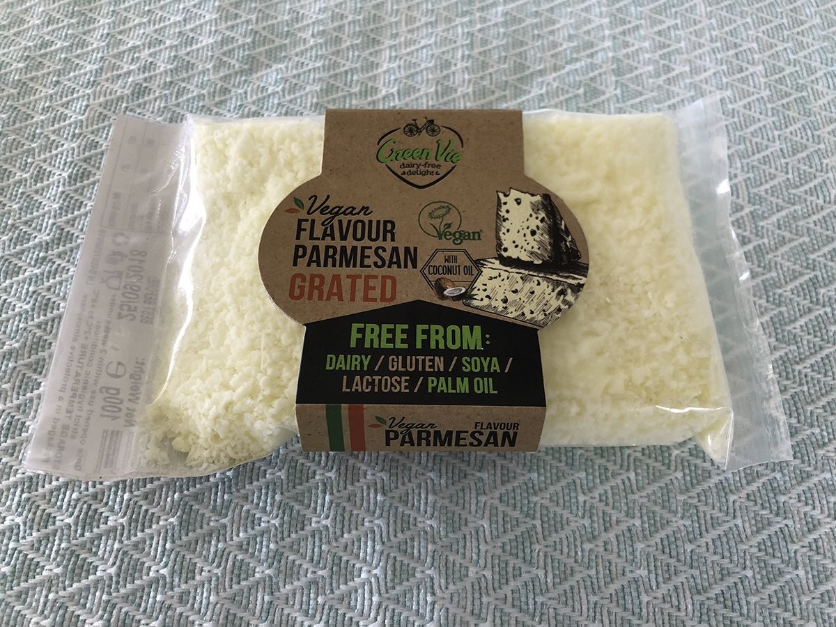 Green Vie Parmesan style cheese
