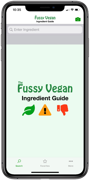 Fussy Fussy Vegan App