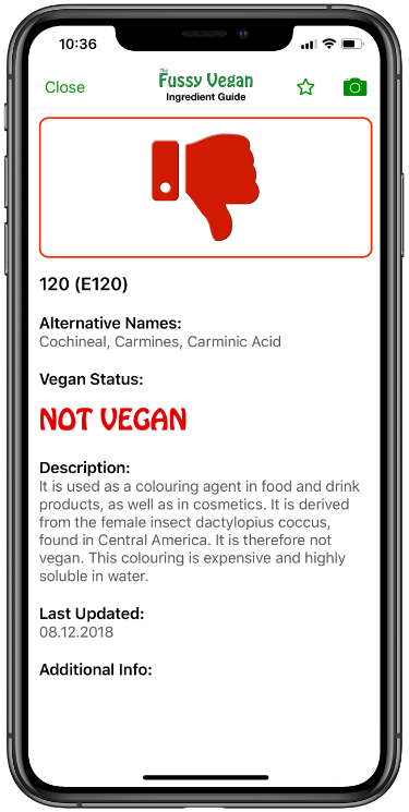 Fussy Fussy Vegan App