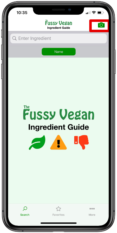 Fussy Fussy Vegan App