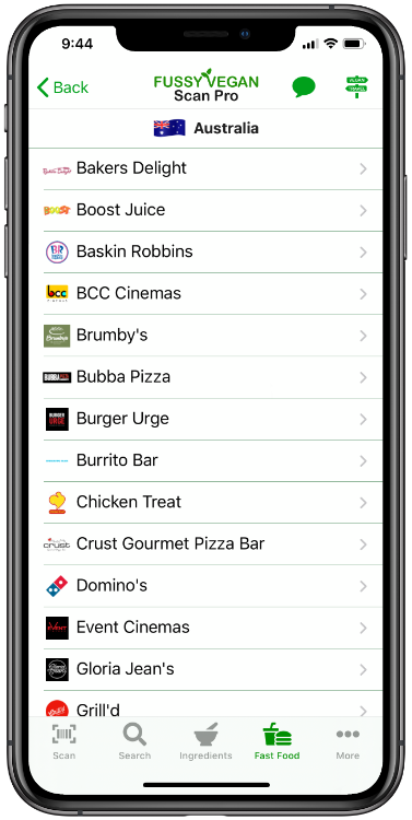 Fussy Vegan Scan Pro app