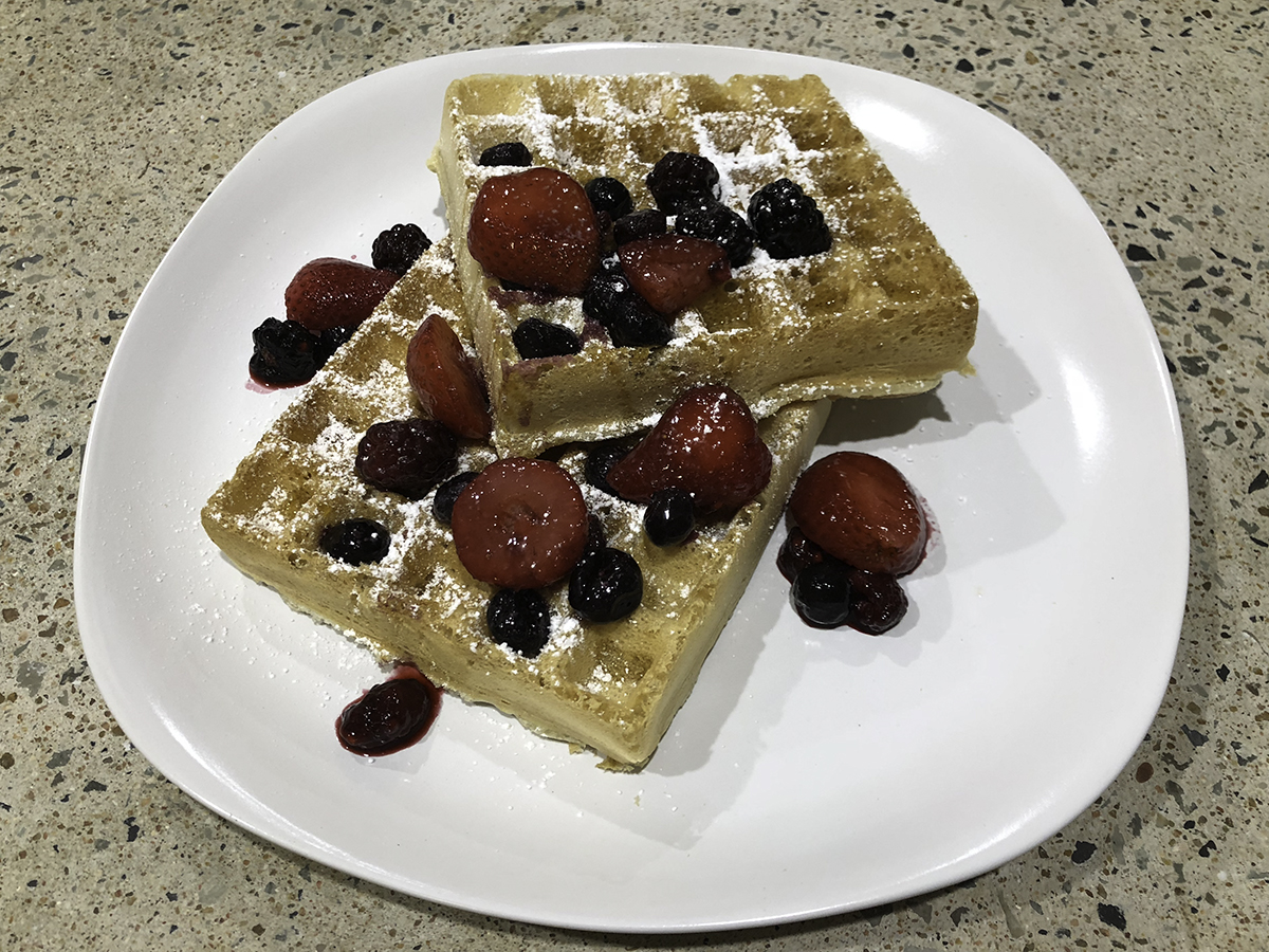 classic vegan waffle